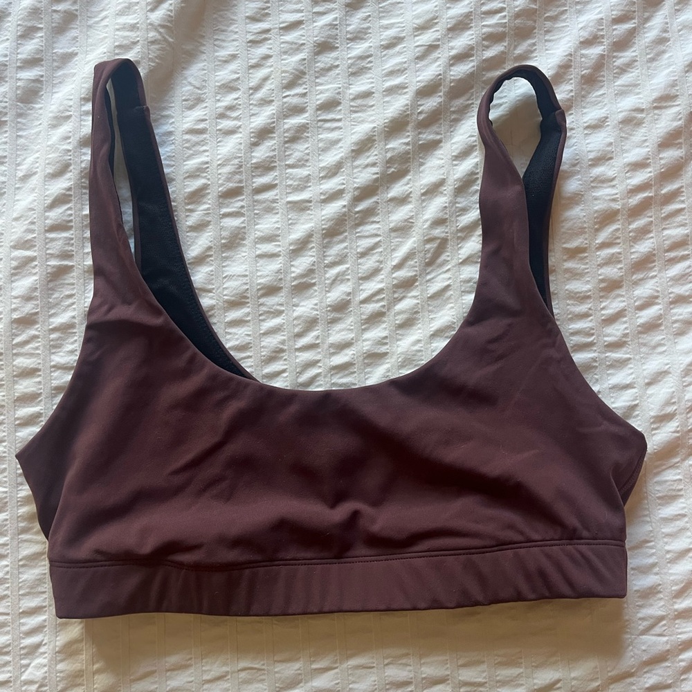 Vuori Maroon Daily Sports Bra